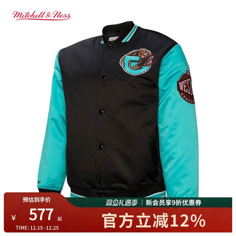 MN缎面防风保暖御寒棒球夹克男