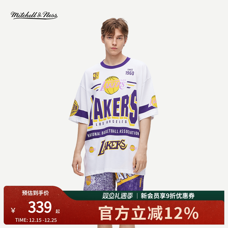 mitchell&ness公牛透气短袖男女