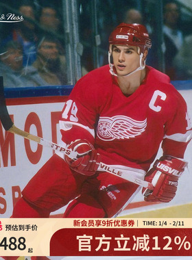 MN红翼队伊泽曼96-97赛季19号冰球服经典潮流球员版正品球衣男