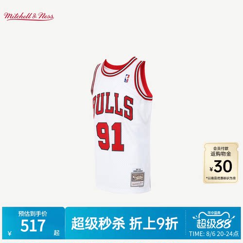 MN罗德曼经典运动球衣集合球迷版