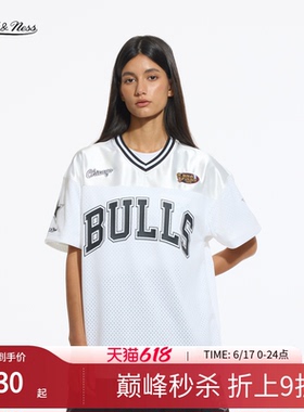 Mitchell&Ness短袖T恤全明星公牛凯尔特人队潮流运动健身服男女MN