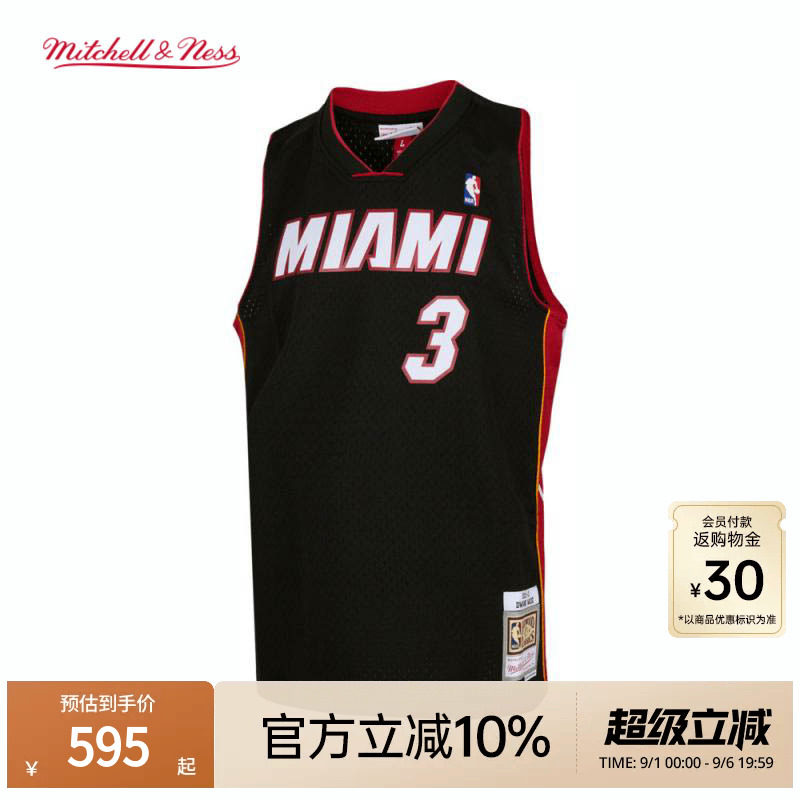 MN热火队韦德3号球衣合集球迷版图片