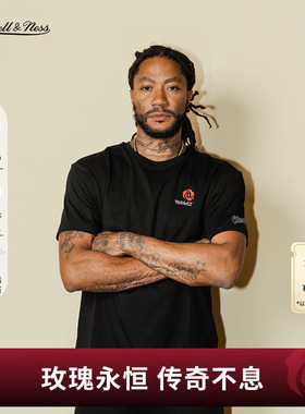 【罗斯联名】MN短袖T恤公牛队罗斯抗菌速干凉感运动健身上衣男NBA