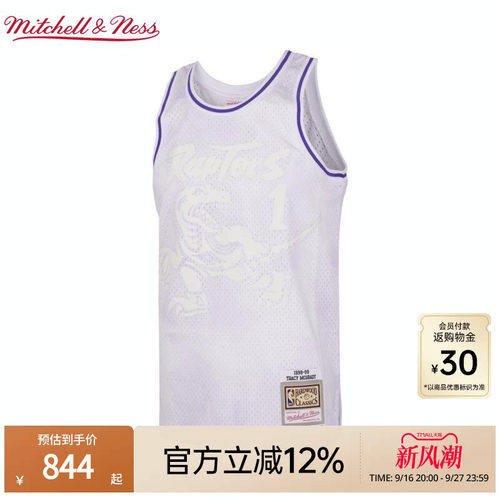 MN猛龙队麦迪98-99赛季球迷版