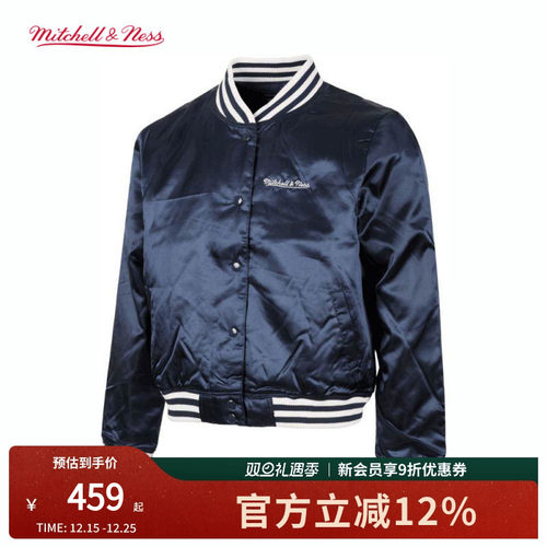 MN休闲运动棒球服条纹上衣夹克