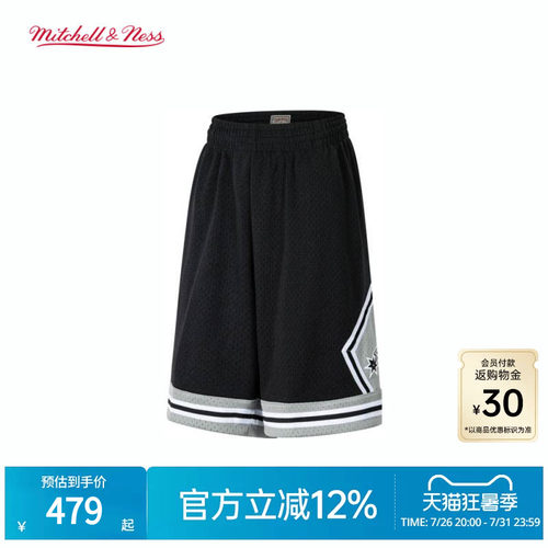 MN马刺队77-78赛季球裤球迷版