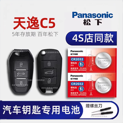 东风雪铁龙天逸C5车钥匙电池