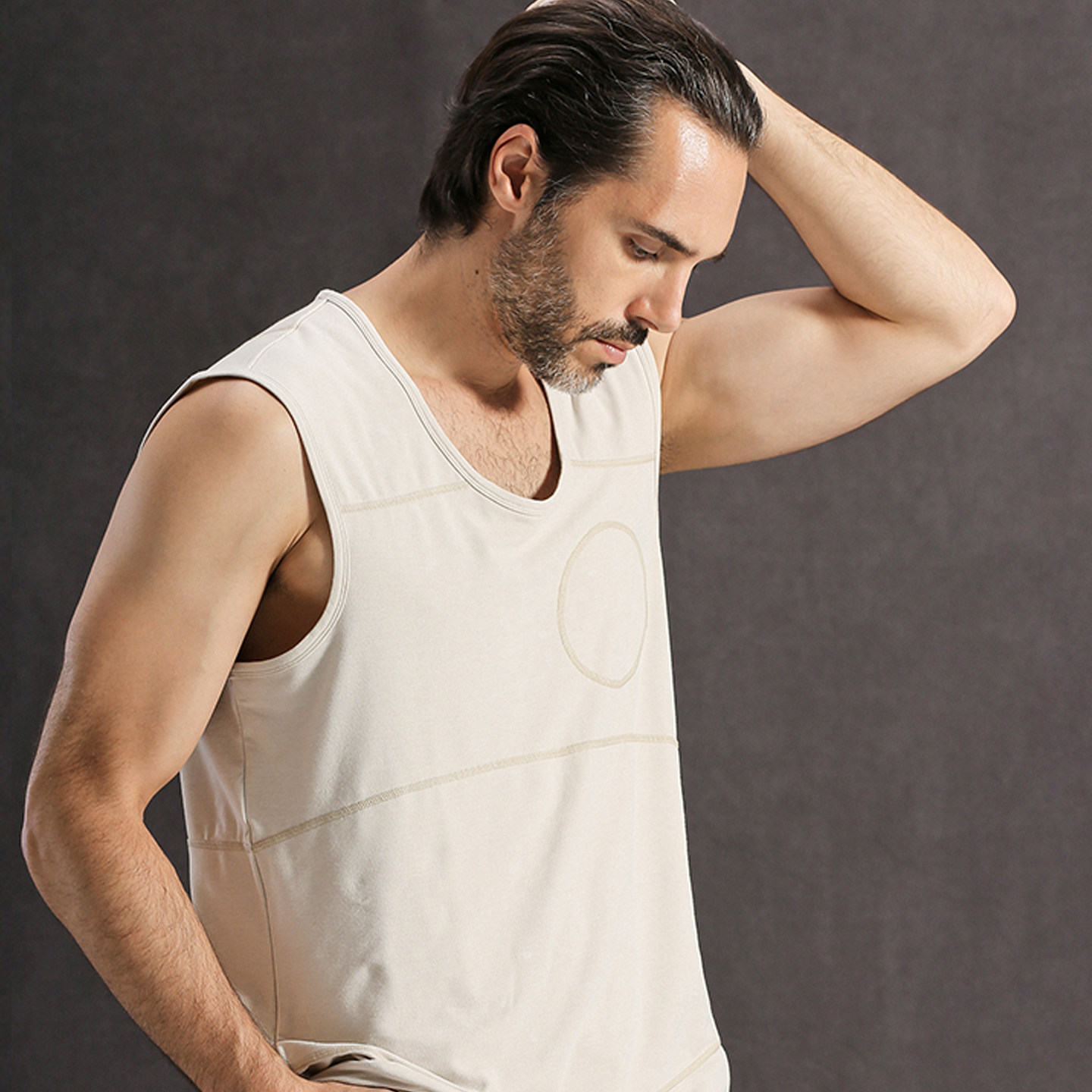 远红外磁疗护背护腰男士内穿背心马甲中老年人护肩颈保暖女坎肩