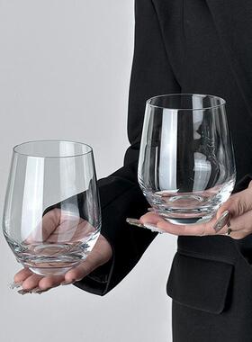 玻璃杯家用水杯套装杯子女新款2024牛奶果汁杯高颜值客厅大肚茶杯