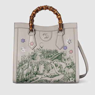 日本本土代购 GUCCI 联名 樋口裕子 猫咪手提包卡包钱包圣诞限定