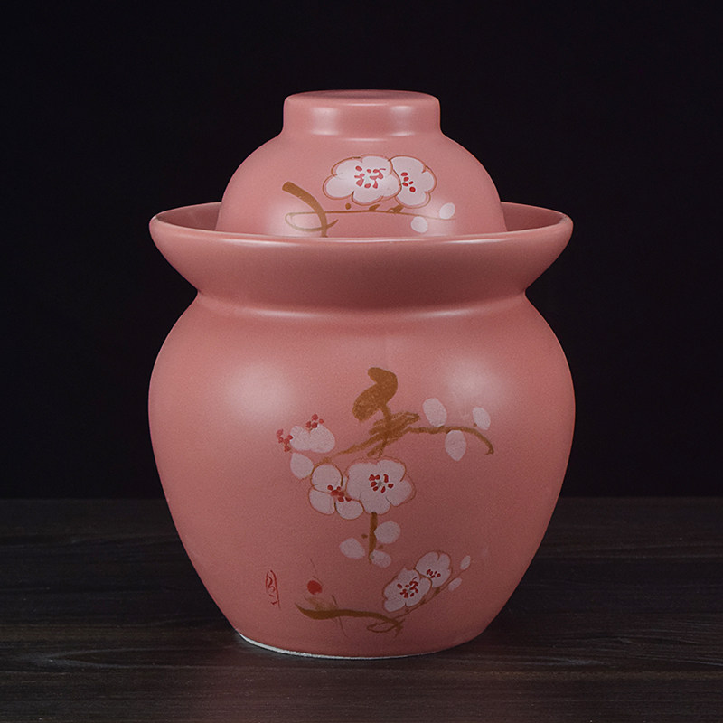 景德镇陶瓷泡菜坛子家用老式水密封咸菜泡椒腌制酱菜咸鸭蛋密封罐