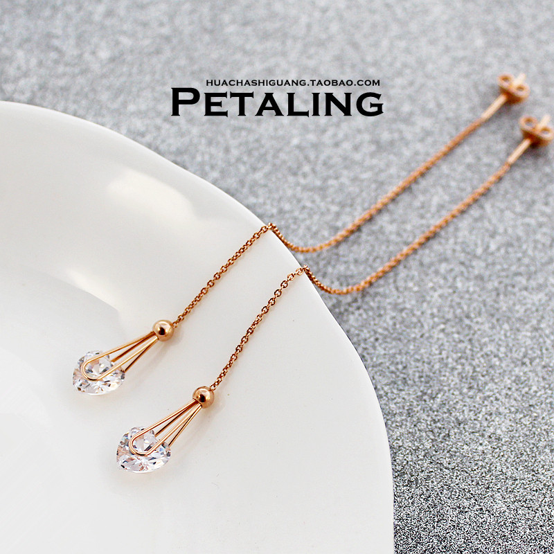 欧美明星达人风格超闪八心八箭心形钻石耳线女耳饰品时尚气质新品