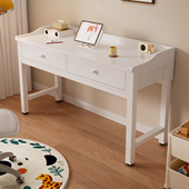 带抽屉电脑桌小户型学生家用学习书桌写字台卧室床边长条桌梳妆台