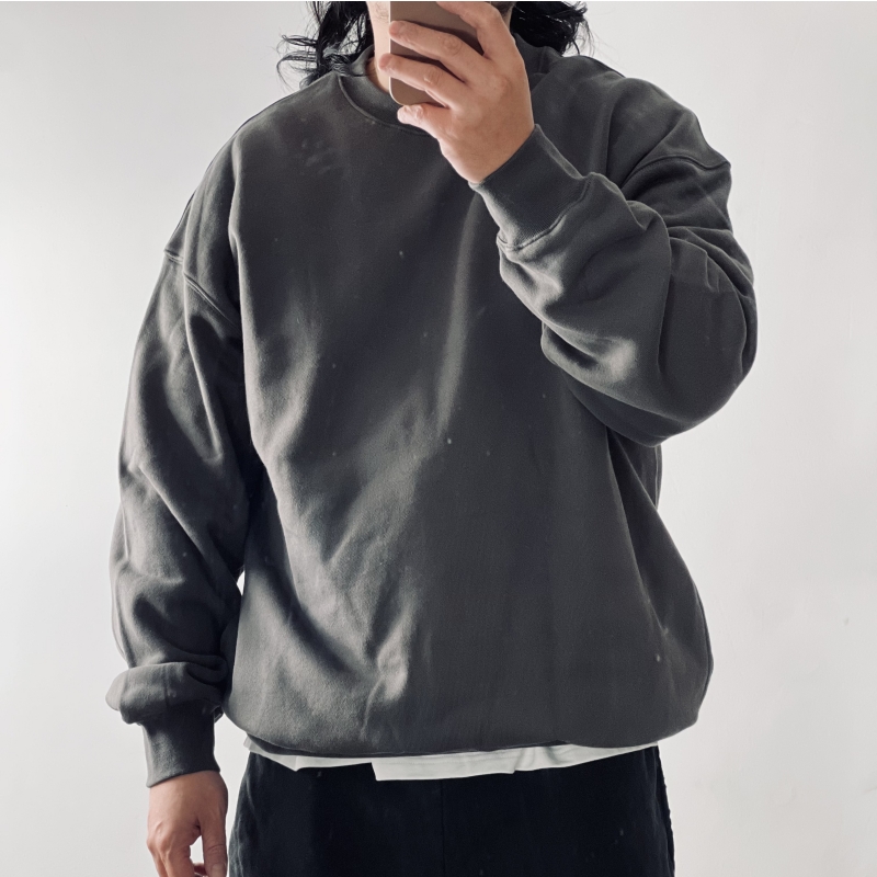 多巴胺480克重磅圆领卫衣宽大