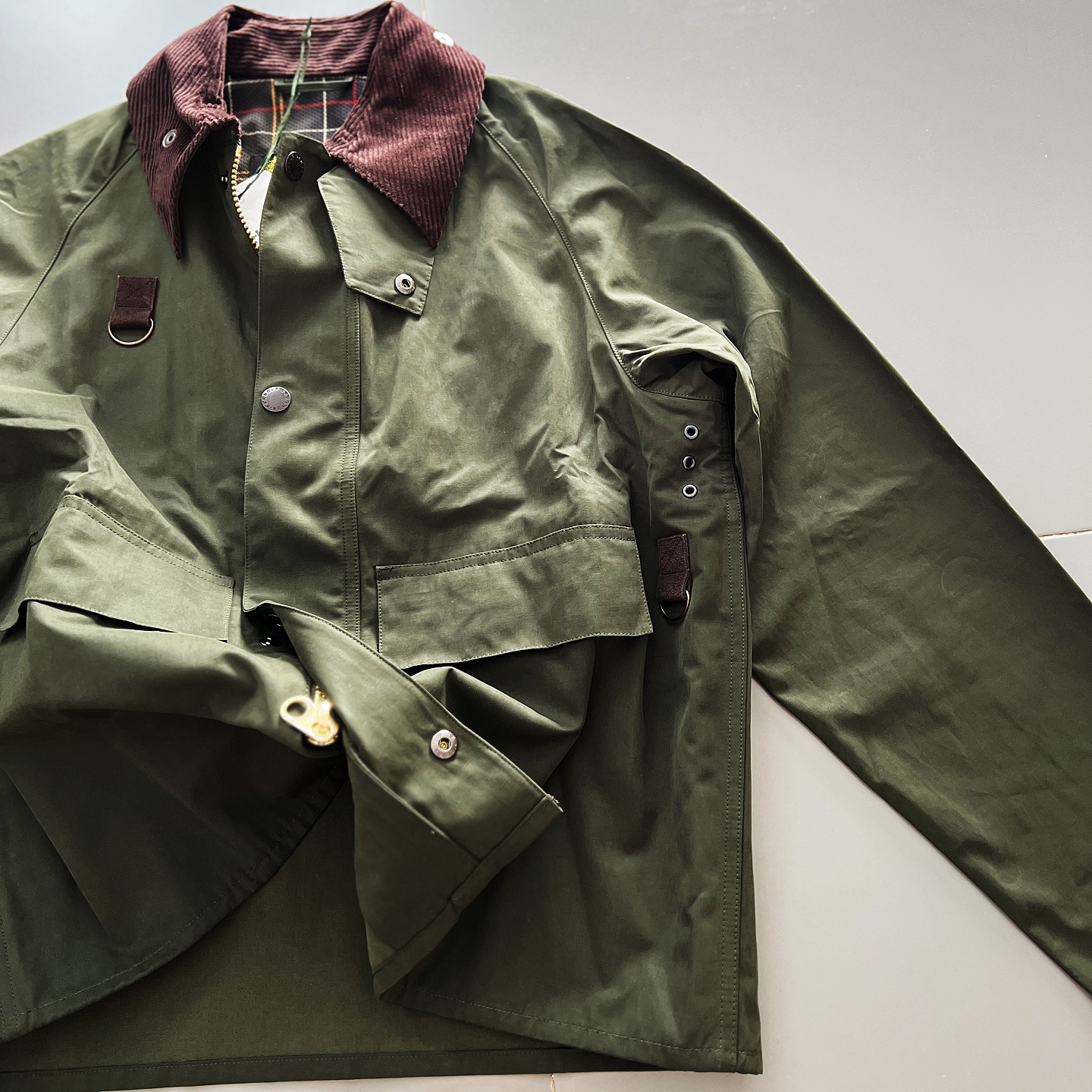 莞制尖货 BBur英伦复古vintage短款户外猎装外套夹克防水无腊spey