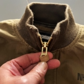 25AW 1棉夹克外套 MADES联名开发做旧炸花水洗点漆宽松MA NBOH