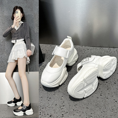 松糕厚底玛丽珍鞋女2025春夏新款