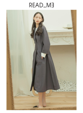 商场同款readme读我风衣英伦风修身收腰外套50508204