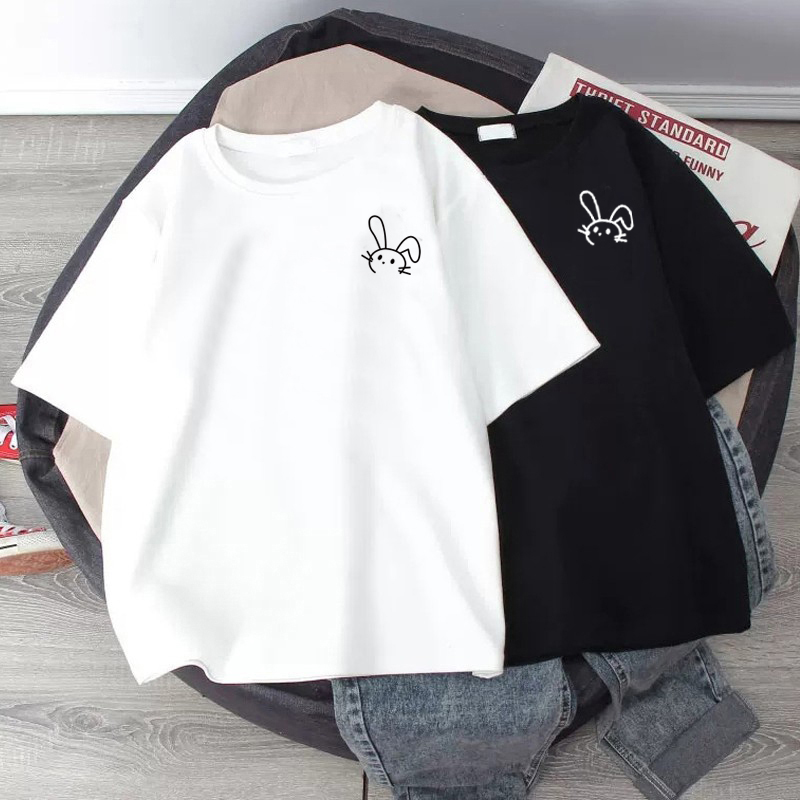 纯棉短袖t恤男女情侣装2025爆款