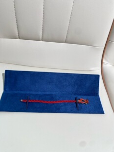 二手闲置Fred斐登force10系列马蹄玫瑰金红色珐琅大号手链