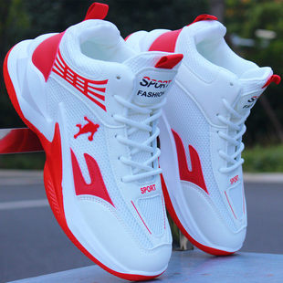 乔丹格兰男鞋2026夏季新款高帮网面透气运动鞋耐磨防滑跑步球鞋男