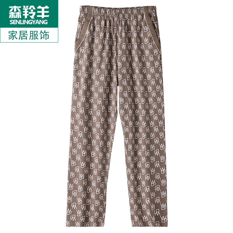 睡裤长裤加大码男士纯棉