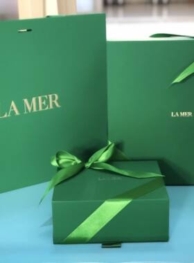 LA MER海蓝之谜专柜包装袋手提袋精华眼霜面霜套装礼品袋纸袋袋子