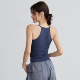 岚纹瑜伽背心女一体式 普拉提内衣健身服普拉提跑步上衣运动文胸新