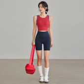 岚纹防震工字背心运动内衣女一体式 撞色健身房文胸跑步瑜伽服套装