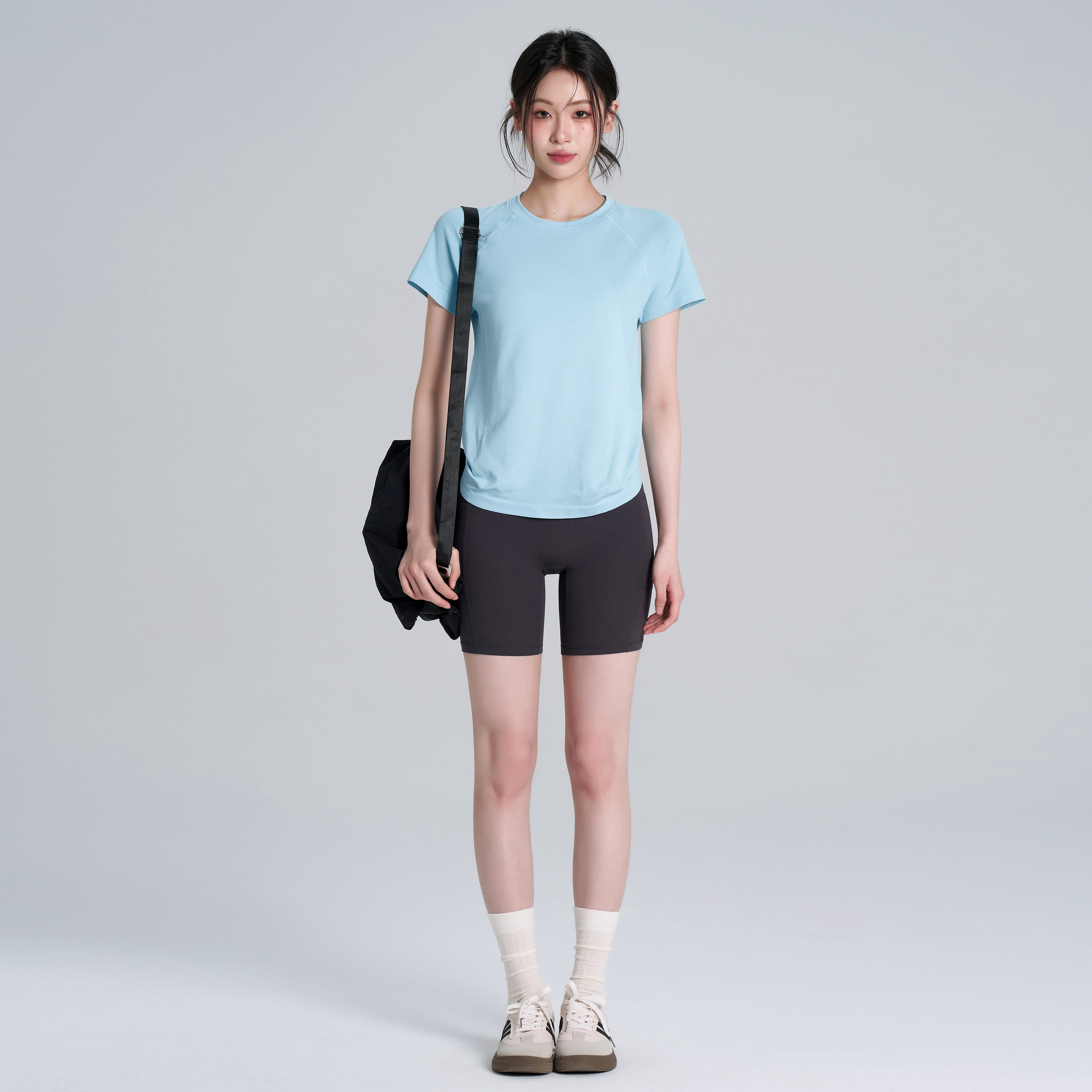 速干透气瑜伽短袖t恤健身服女夏图片