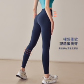 岚纹高弹瑜伽裤 秋冬 女紧身高腰提臀跑步外穿骑行训练运动健身长裤