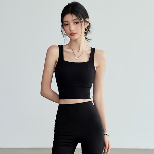 岚纹一体式遮副乳健身文胸
