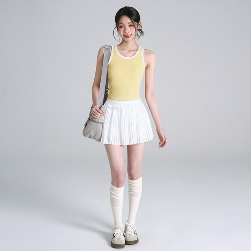 夏季一体胸垫瑜伽背心健身套装女