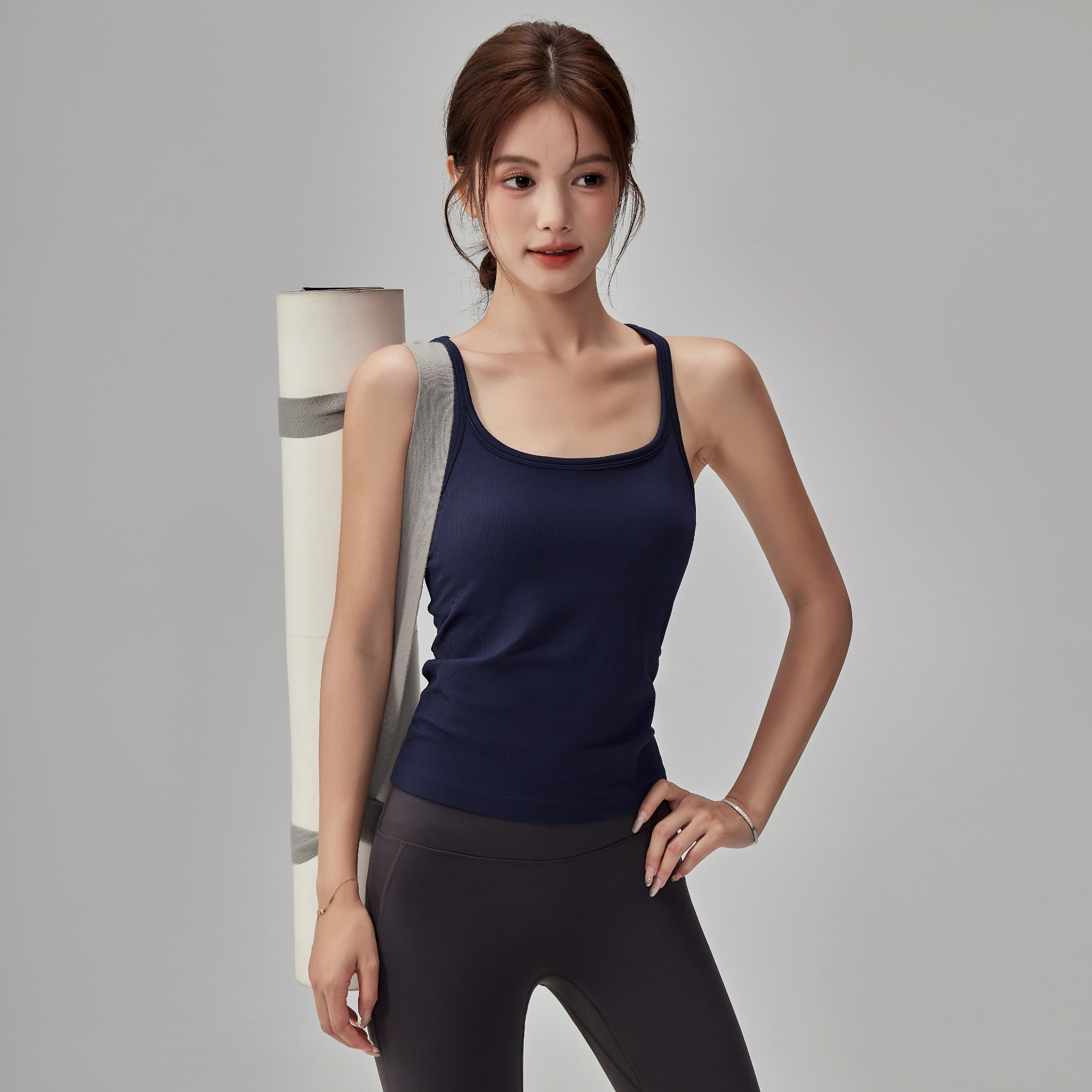 瑜伽背心弹力美背普拉提健身服女