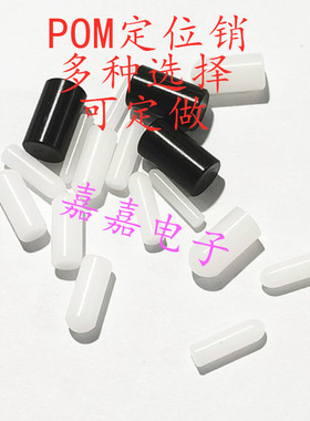 POM销 定位销1.0-6.5mm圆头/平头销钉 PCB/PIN固定销 赛钢柱白色
