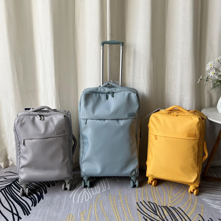 出口日本20寸超轻1.9KG防水布箱静音万向轮拉杆箱男女学生登机箱