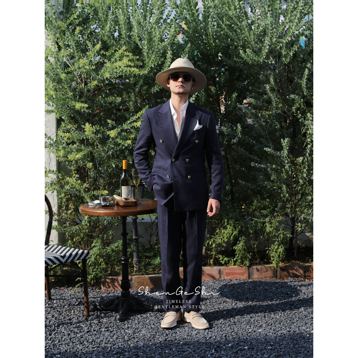 意式雅痞绅士亚麻透气半里布西装日常休闲度假老钱风西服两件套装,男装,西服套装,淘宝优惠券,粉丝福利购,淘宝优惠卷