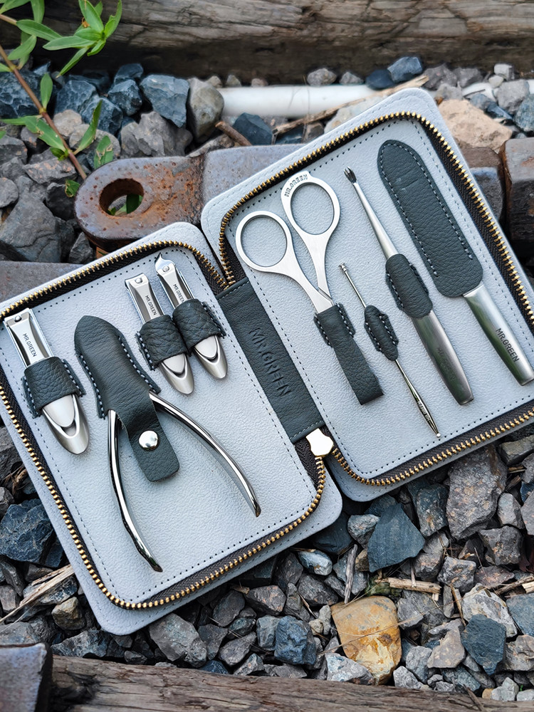 독일 MR.GREEN 비말 방지 손톱깎이 독수리 부리 펜치 가족 초상화 집 청소 가죽 8 종 세트