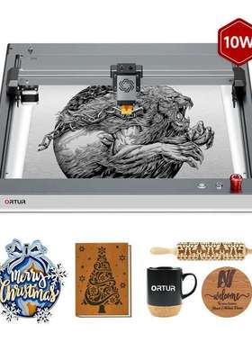 ORTUR OLM3-LU2-10A昂图激光雕刻机小型便携式切割木材皮革金属