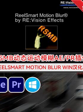 Win汉化-RSMB动态运动模糊AEPR插件 ReelSmart Motion Blur 6.4.4