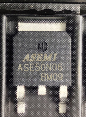 ASE50N06 ASEMI原装N沟道MOS场效应50A60V Rdson18mΩ TO252封装