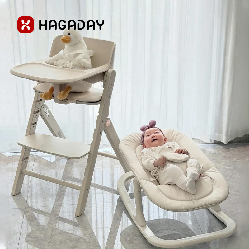 hagaday哈卡达儿童成长椅宝宝餐椅学坐婴儿家用吃饭餐桌座免安装