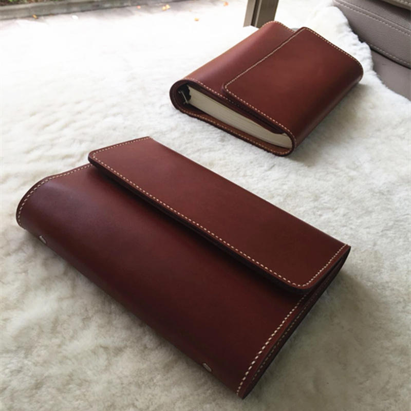 头层牛皮A5A6A7活页本a5材料包