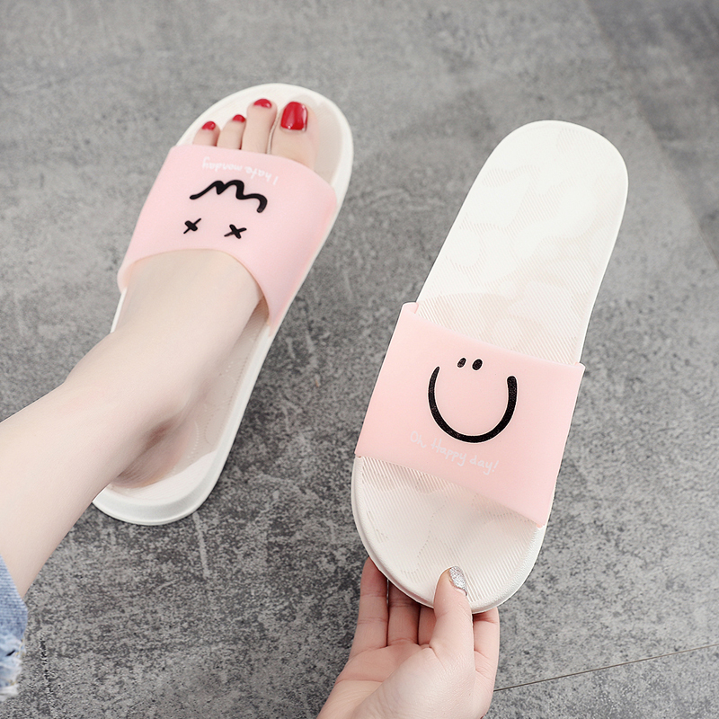 Dép Nhật Bản dành cho nữ, thời trang mùa hè, trang phục trong nhà và ngoài trời, dép đi trong nhà tắm dễ thương chống trượt đôi dép đế mềm dành cho nam