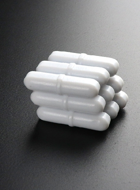 四氟搅拌子磁力搅拌转子6×12MM四氟磁子B型B121.2CM