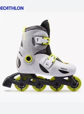 迪卡侬轮滑鞋儿童初学者男童女童小溜冰鞋旱冰鞋滑冰鞋滑轮鞋ENR3