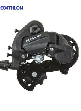 迪卡侬山地自行车3-6速后拔 变速器 勾爪更换器3 8 9 10指拨OVB2