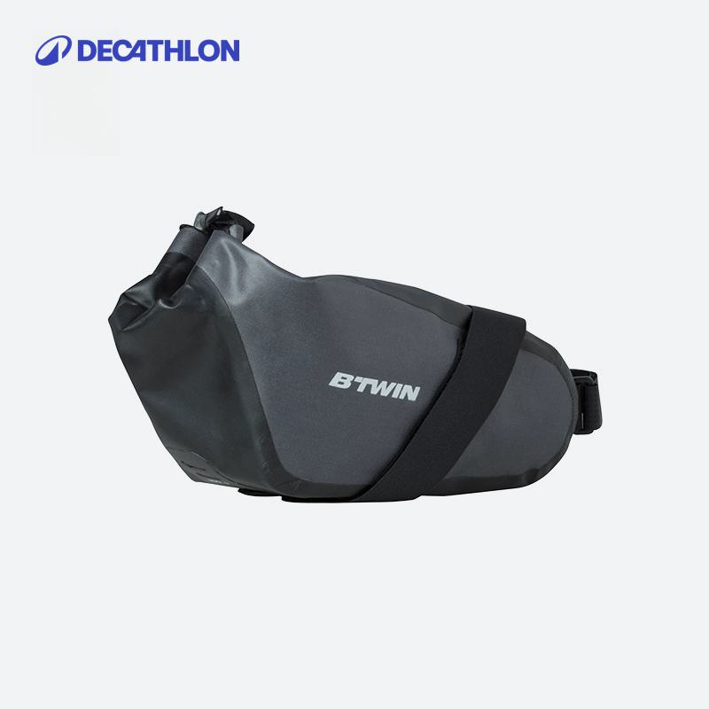 迪卡侬坐杆包魔术贴通勤自行车