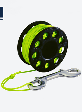 迪卡侬潜水配件水肺潜水线轴线轮象拔绳20米长尼龙绳IVS3