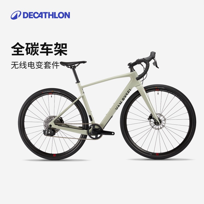 迪卡侬碳纤维公路越野车